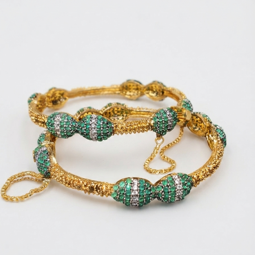 Emerald Solstice Bangle