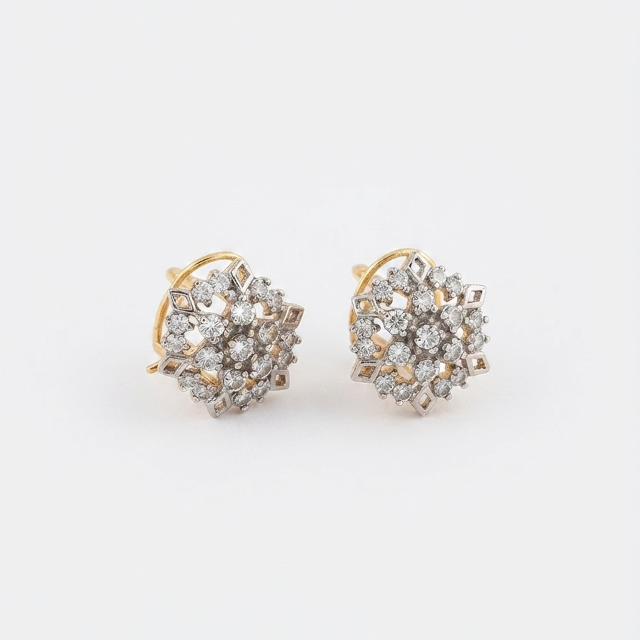 Zircon Polygon Studs