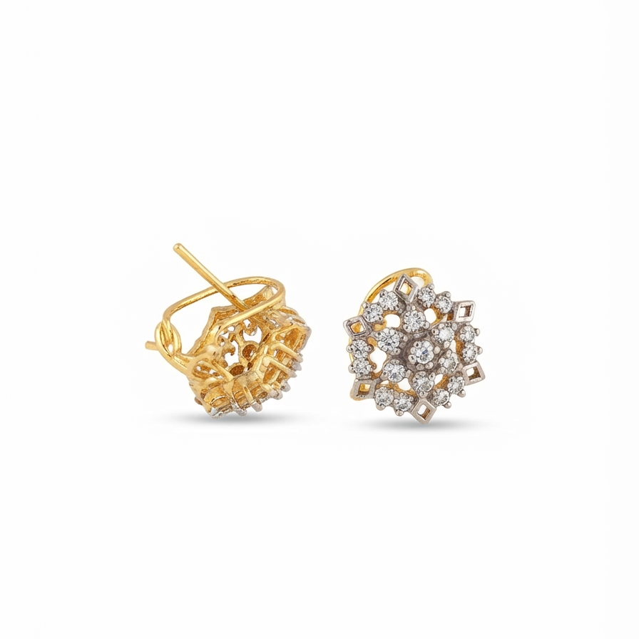 Zircon Polygon Studs