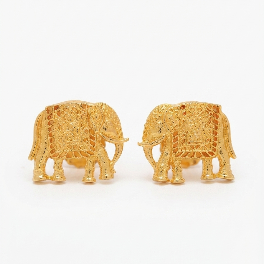 Hathi Studs Gold