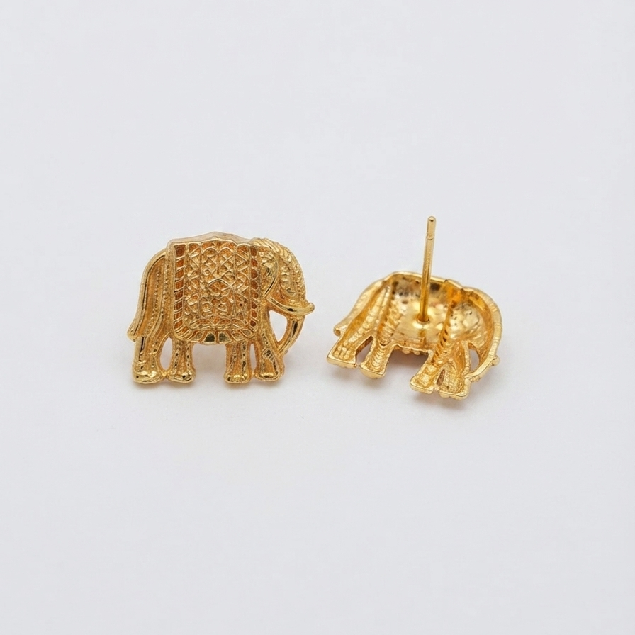 Hathi Studs Gold