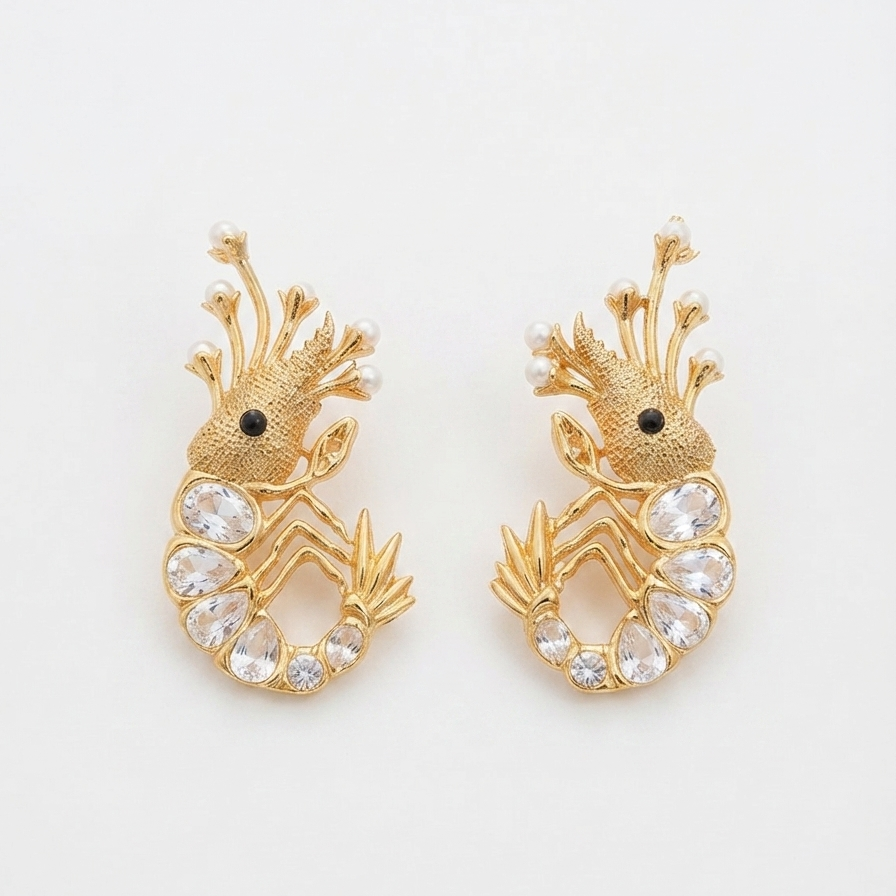 Surrealist Shrimp Cuff
