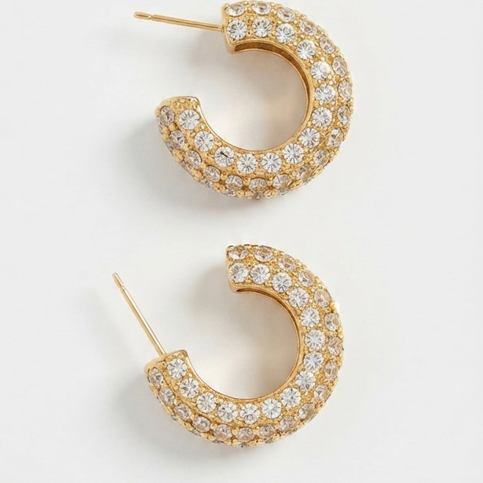 Gold Gleam Hoop