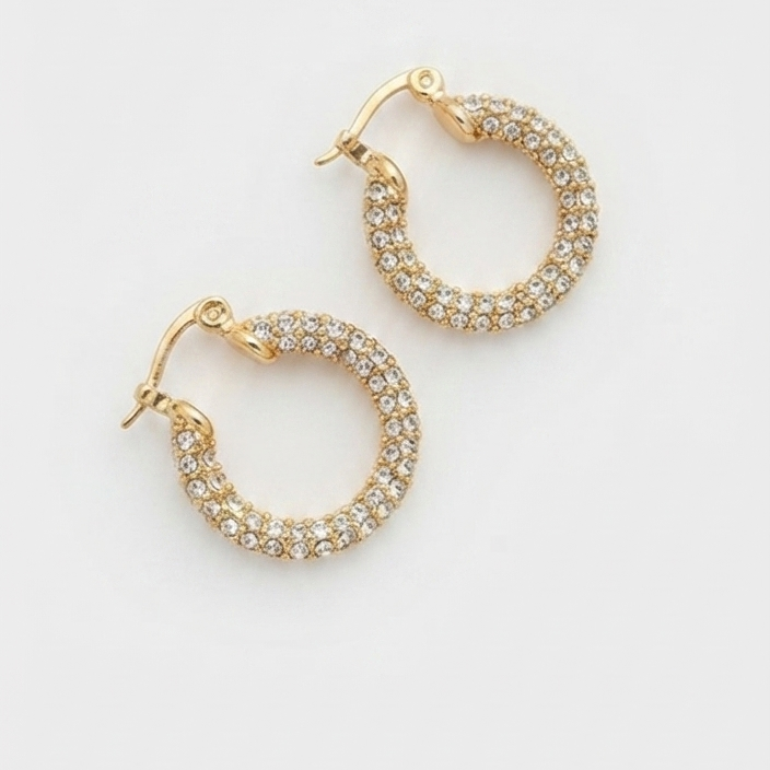 Zircon Dome Hoop