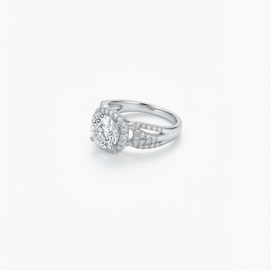 Split pavé Ring