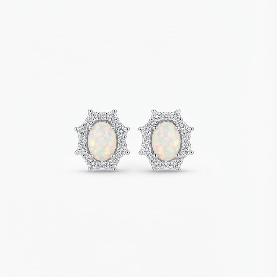 Opal Sunburn Studs