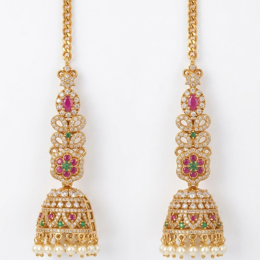 Zircon Karnphool Jhumka