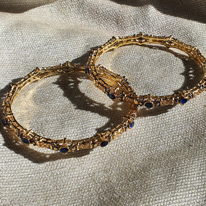 Midnight Sapphire Bangle
