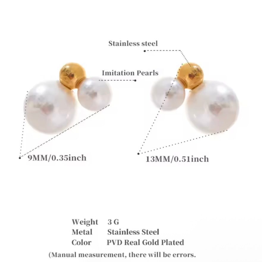 Pearl Dot Studs