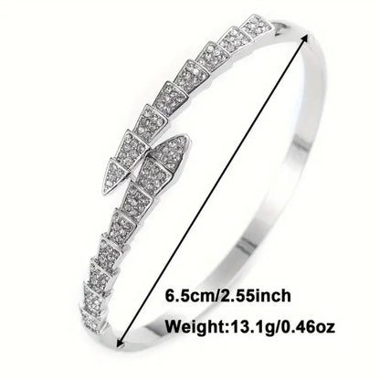 Zircon Serpentine Silver