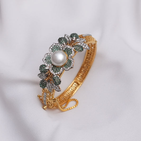 3D Floral Emerald