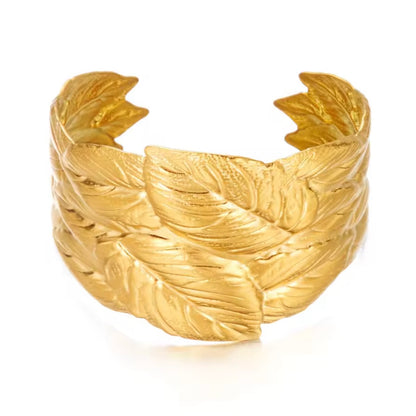 Gold Leaf Bangle