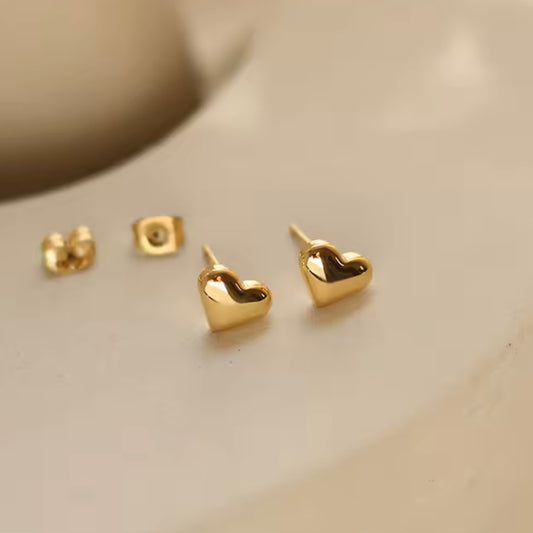 Mini Heart Studs