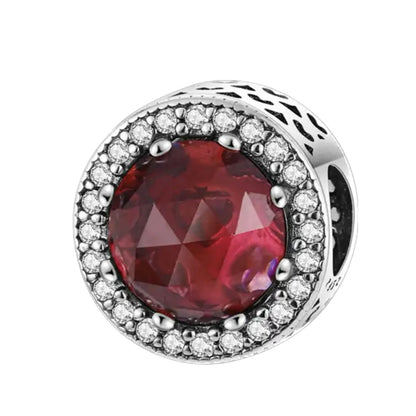 Ruby Stone Charm 925