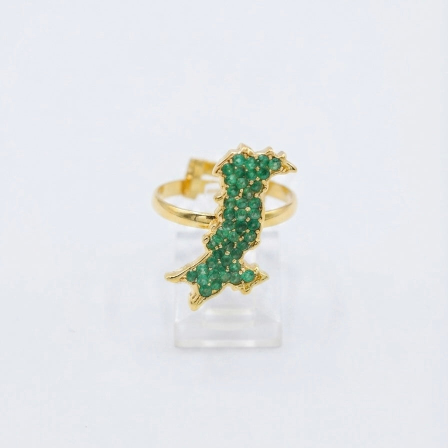 Pak Map Stone Ring