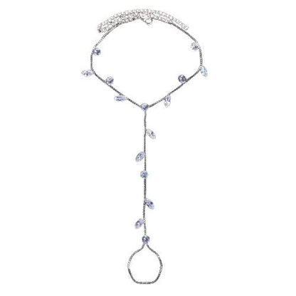 Oval Zircon Anklet