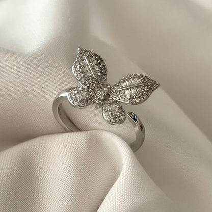 Butterfly Zircon Ring