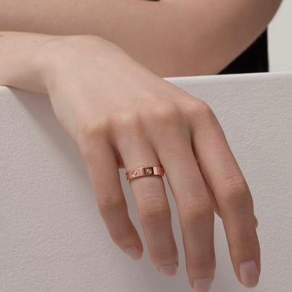 Tri Roman Ring Rosegold