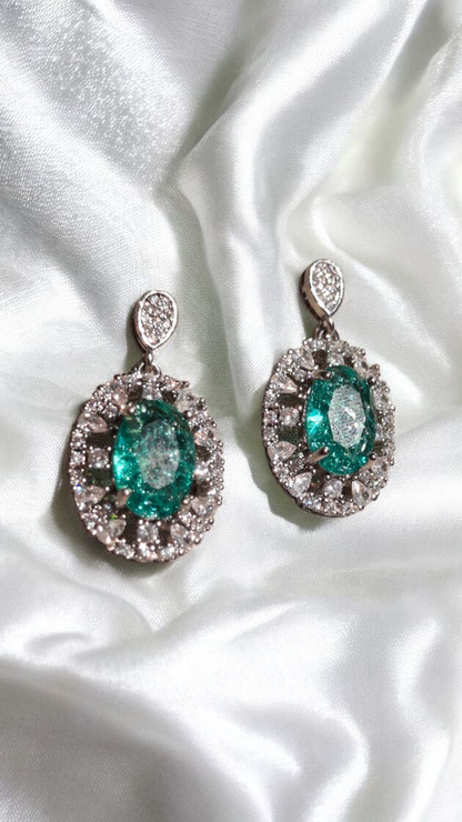 Emerald Zircon Drop