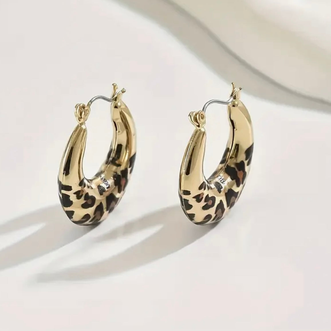 Tiger Print Hoop