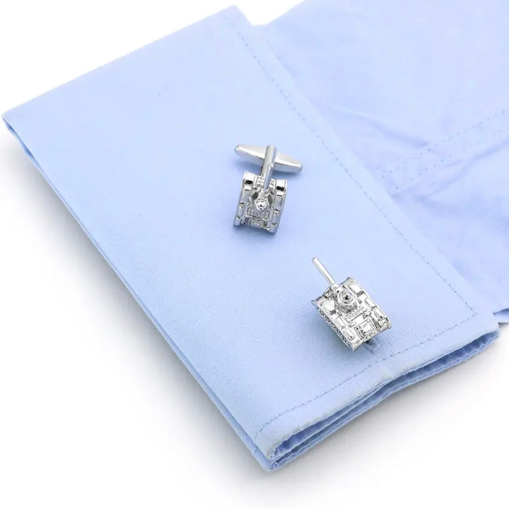 Haider Military Tank Cufflinks