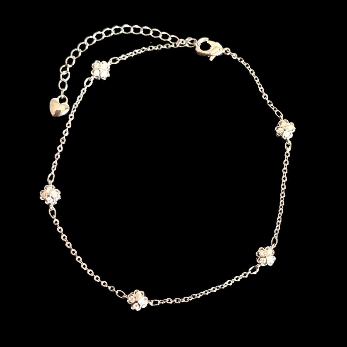 Multi Clover Anklet