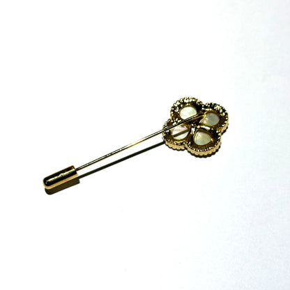Motif Pearl Lapel Pin