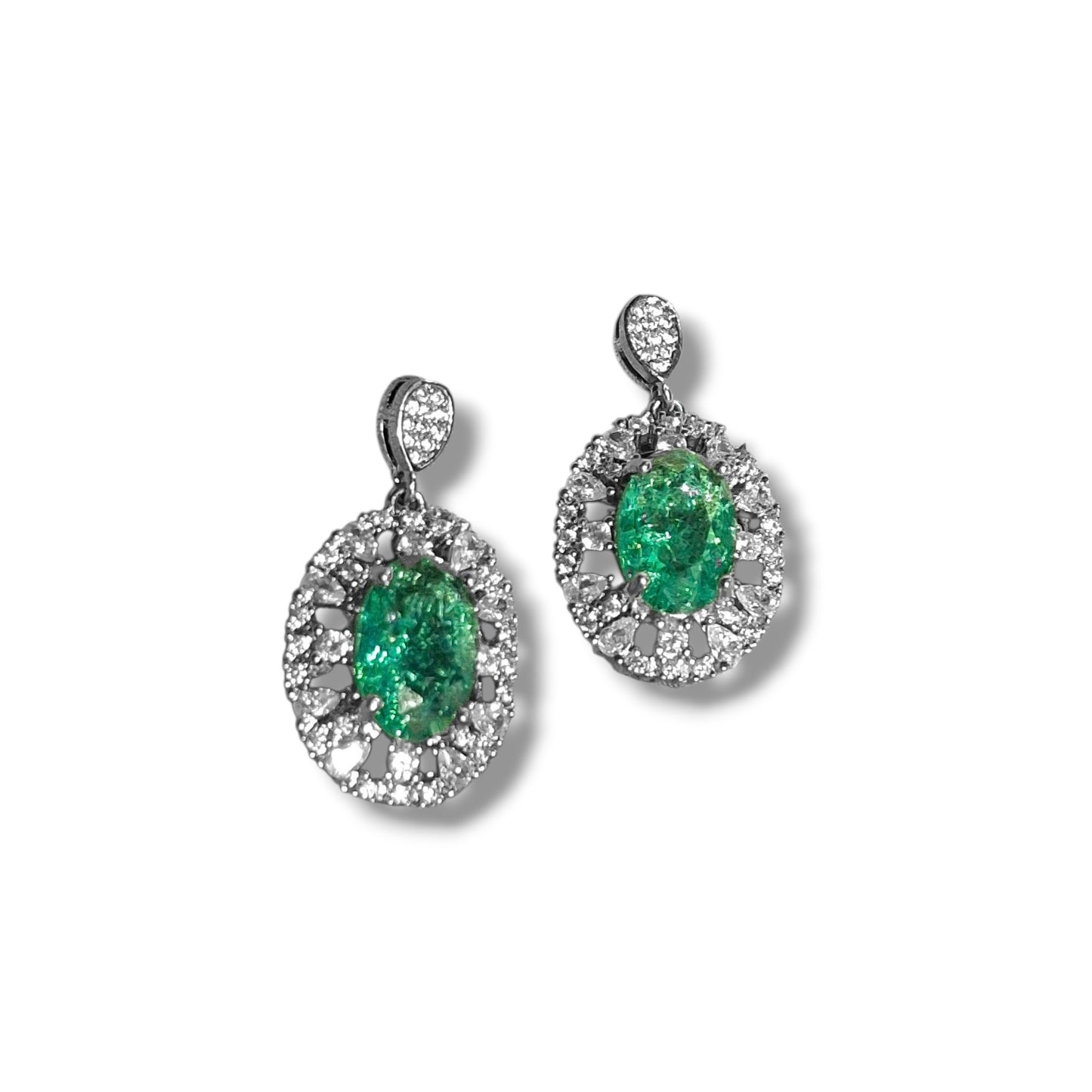 Emerald Zircon Drop