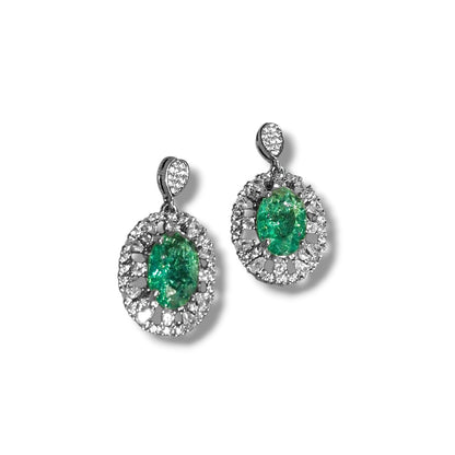 Emerald Zircon Drop