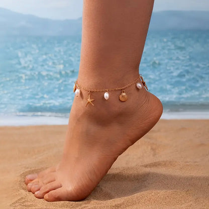 Seashore Charm Anklet
