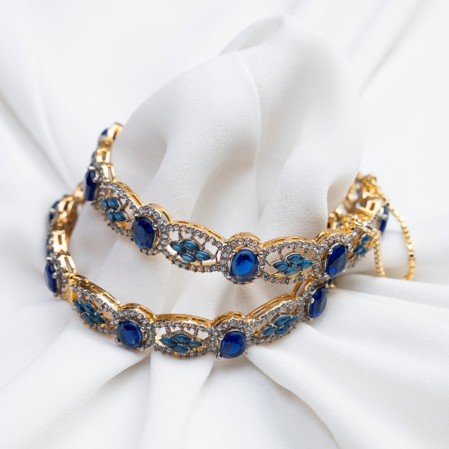 Sapphire Luxe Bangles