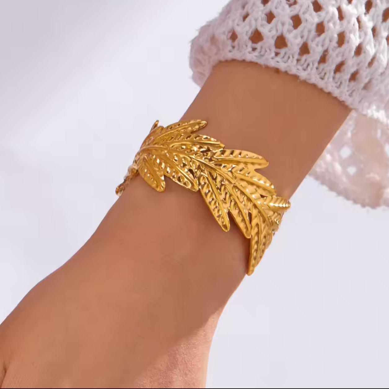 Maple Etched Cuff
