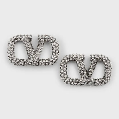 V Zircon Studs