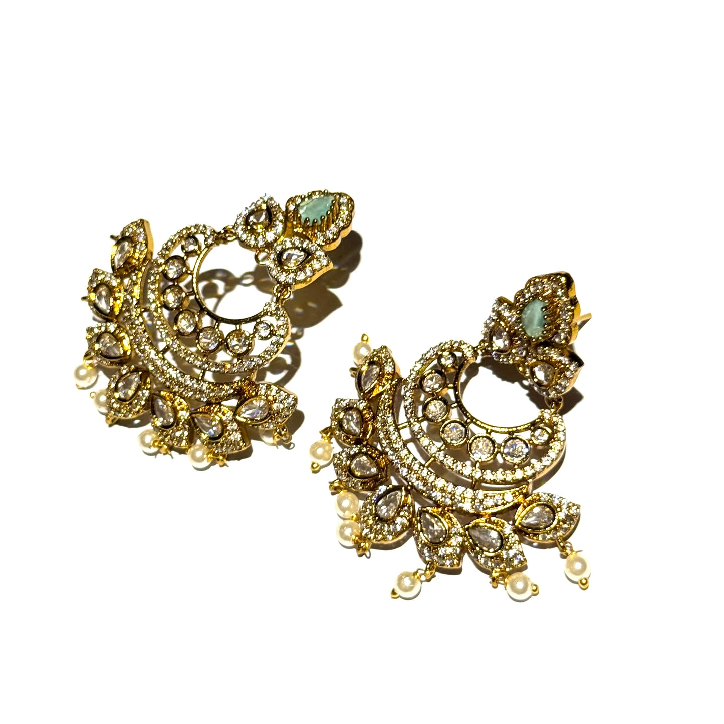 Jaipuri Polki - Mint Green