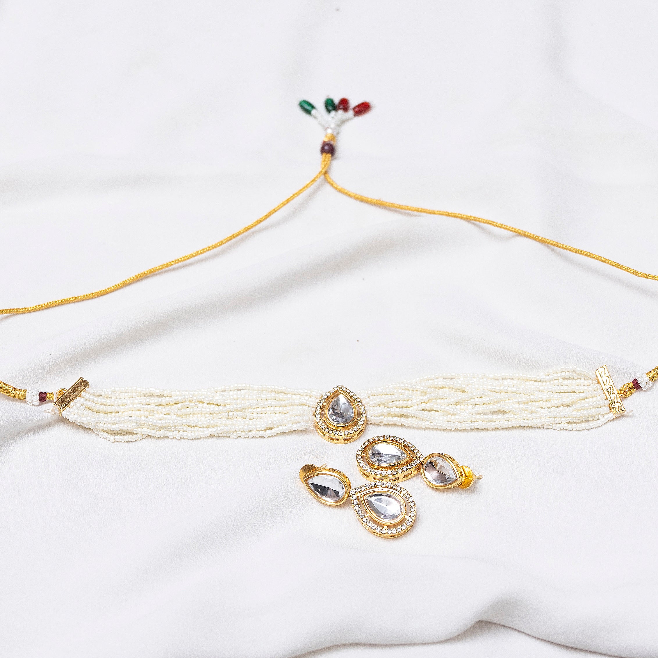 Tear Drop Sheesha Kundan