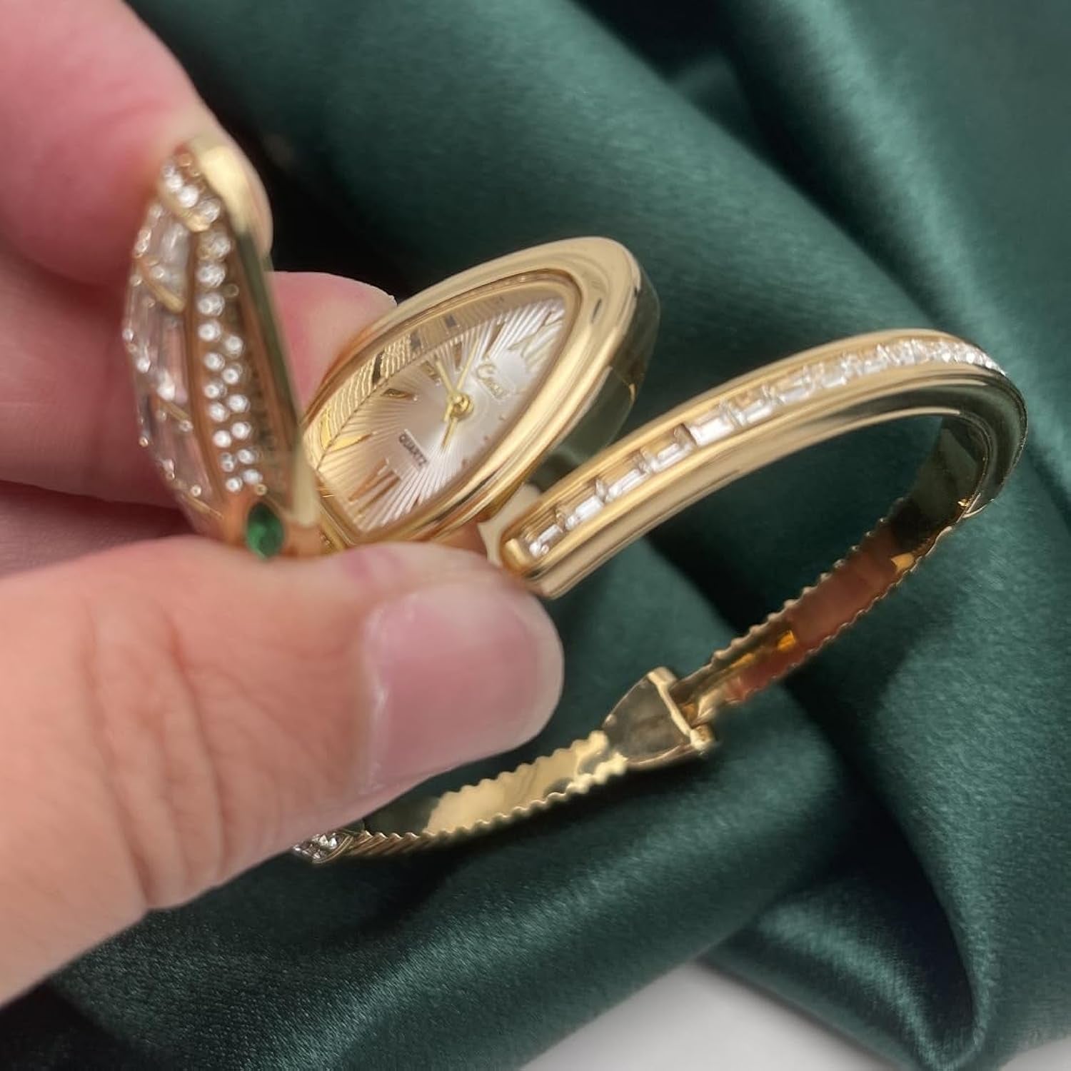 Serpentine Watch Band - Ruby