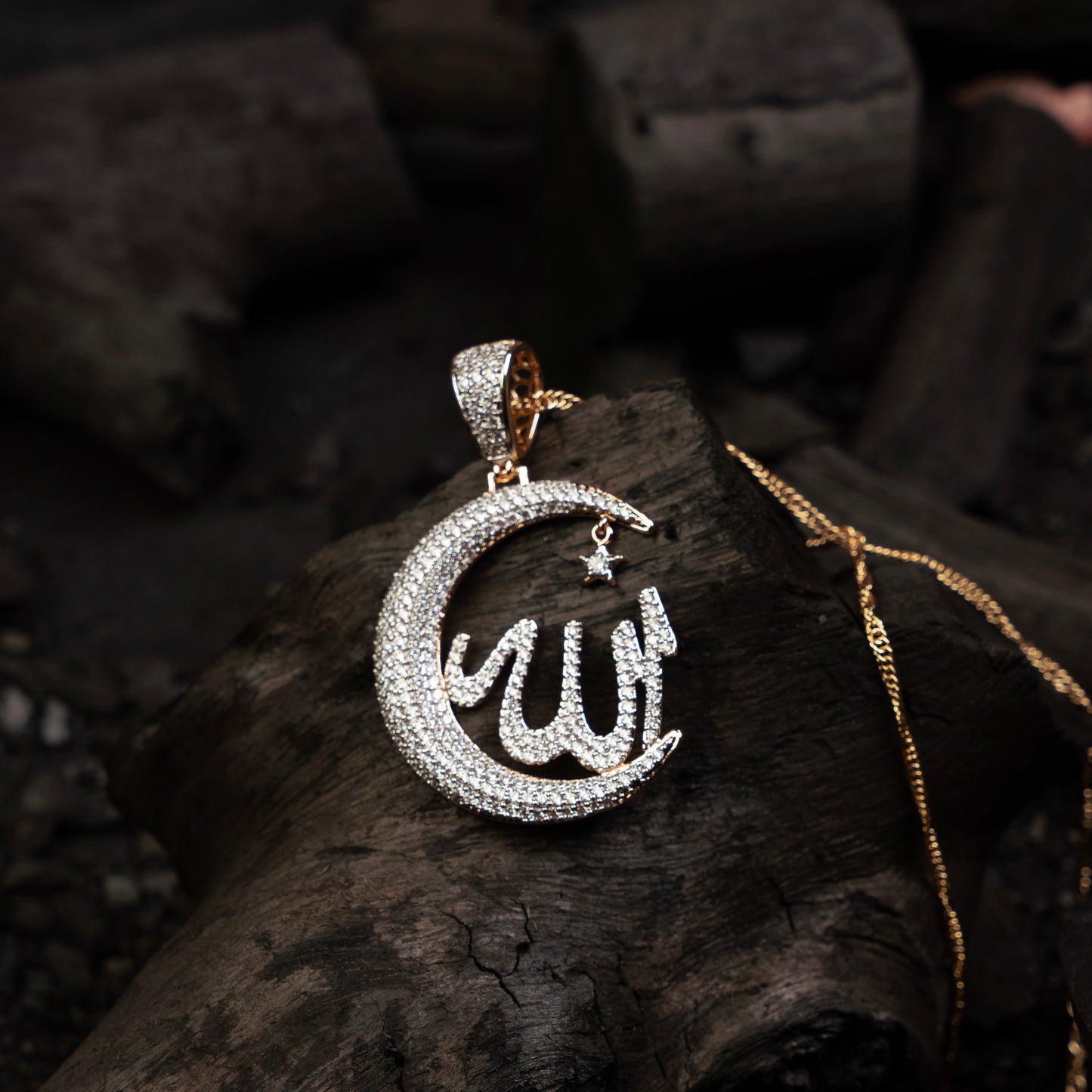 Allah Pendant - Zircon