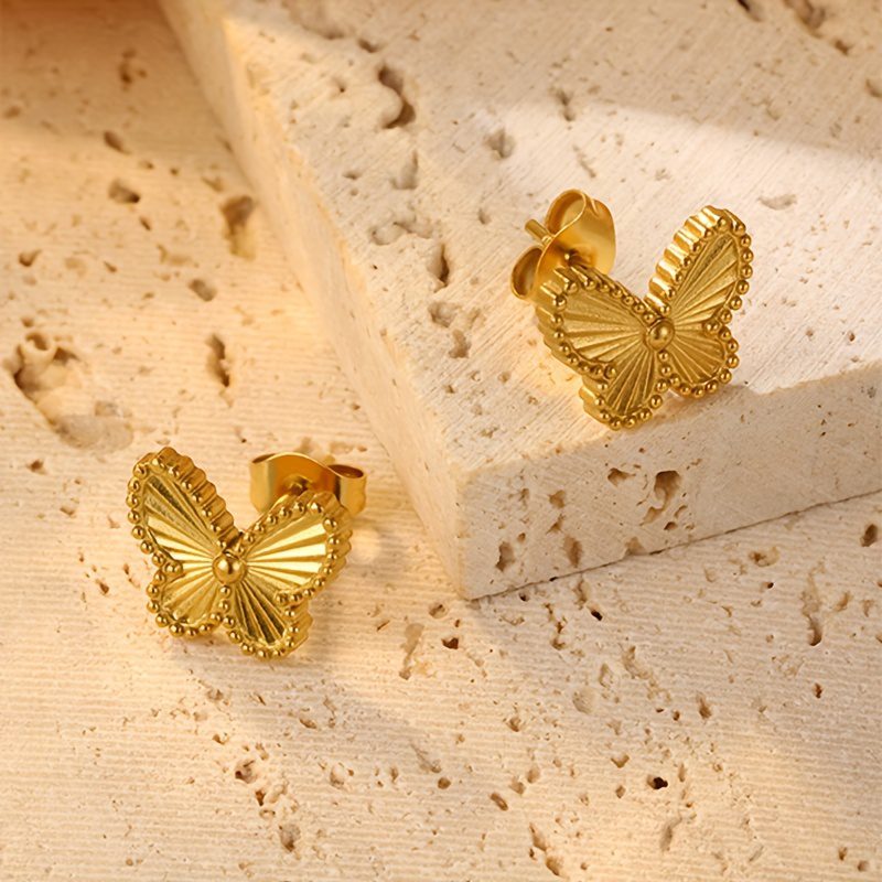Vintage Butterfly Earrings