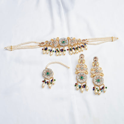 Naurattan Choker Set