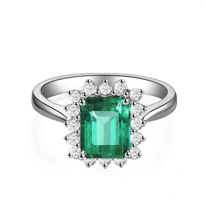 Princess Emerald Ring