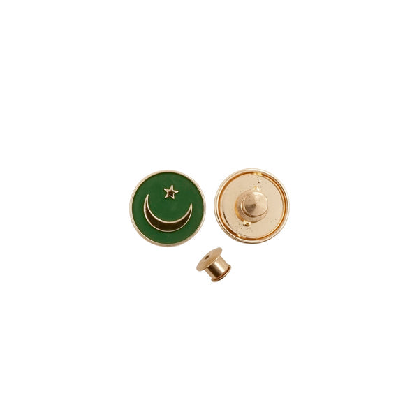 Pak Green Enamel Pin