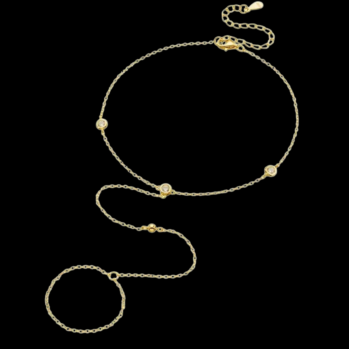 Zircon Charm Anklet