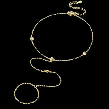 Zircon Charm Anklet