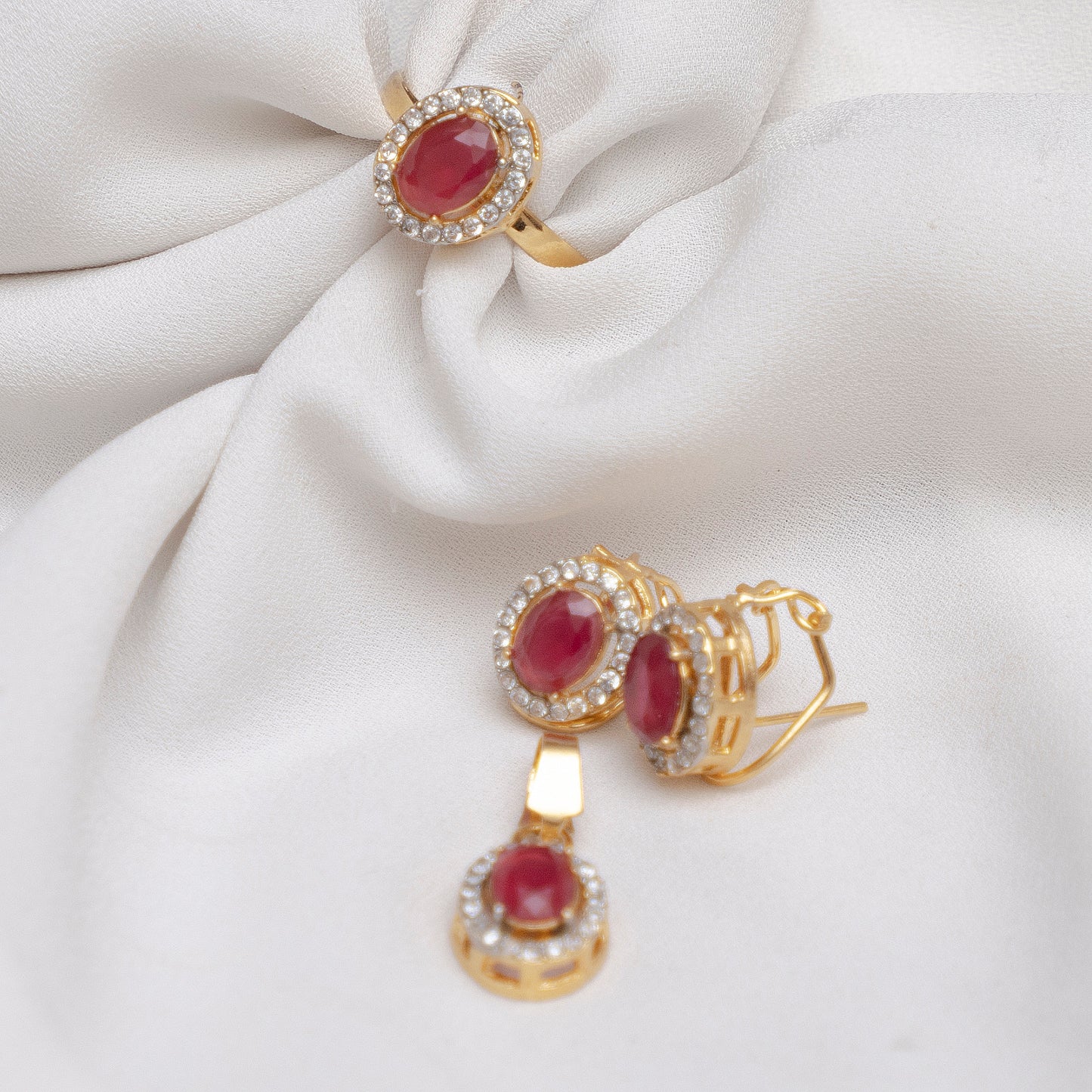 Ruby Oval with ring