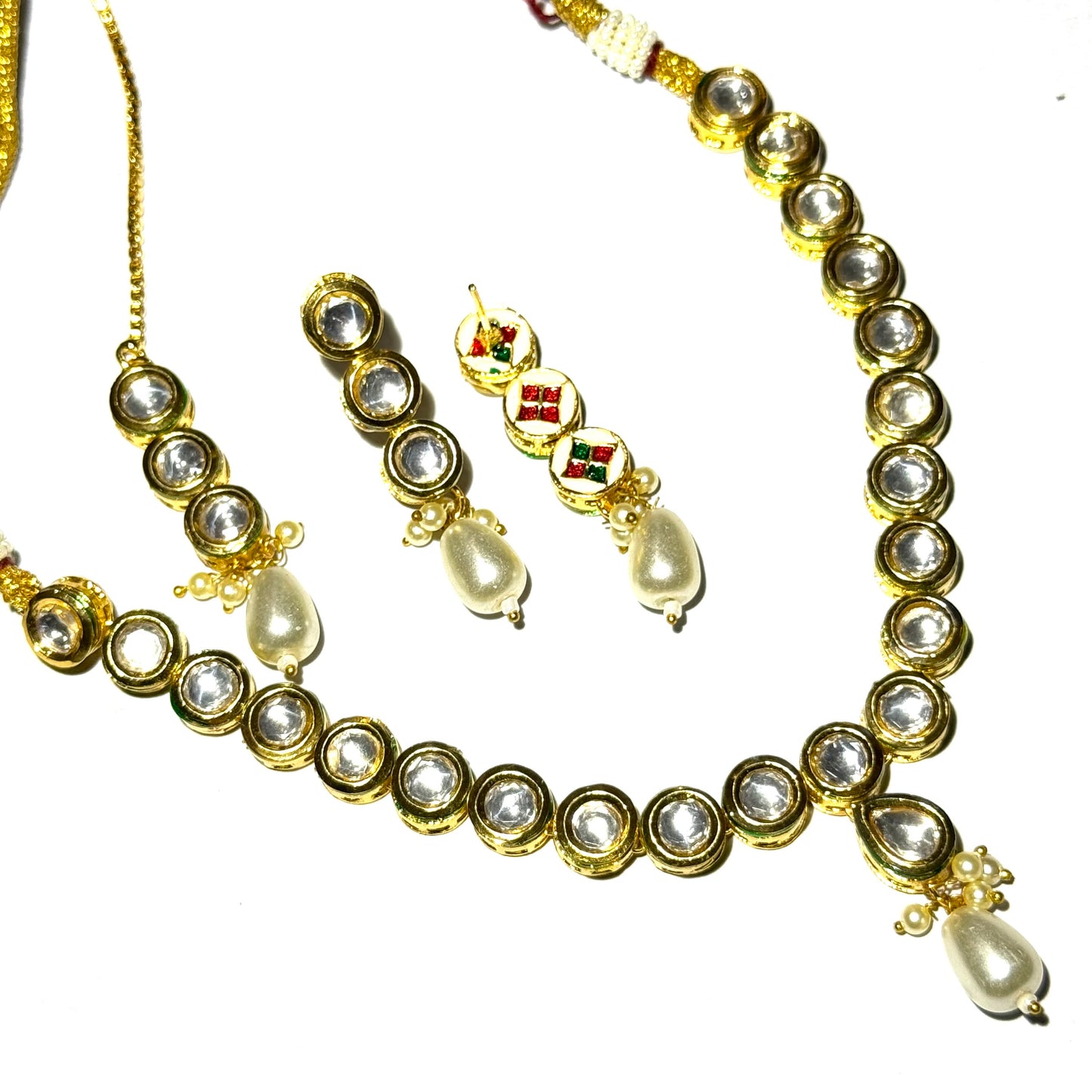 Gol Kundan Necklace