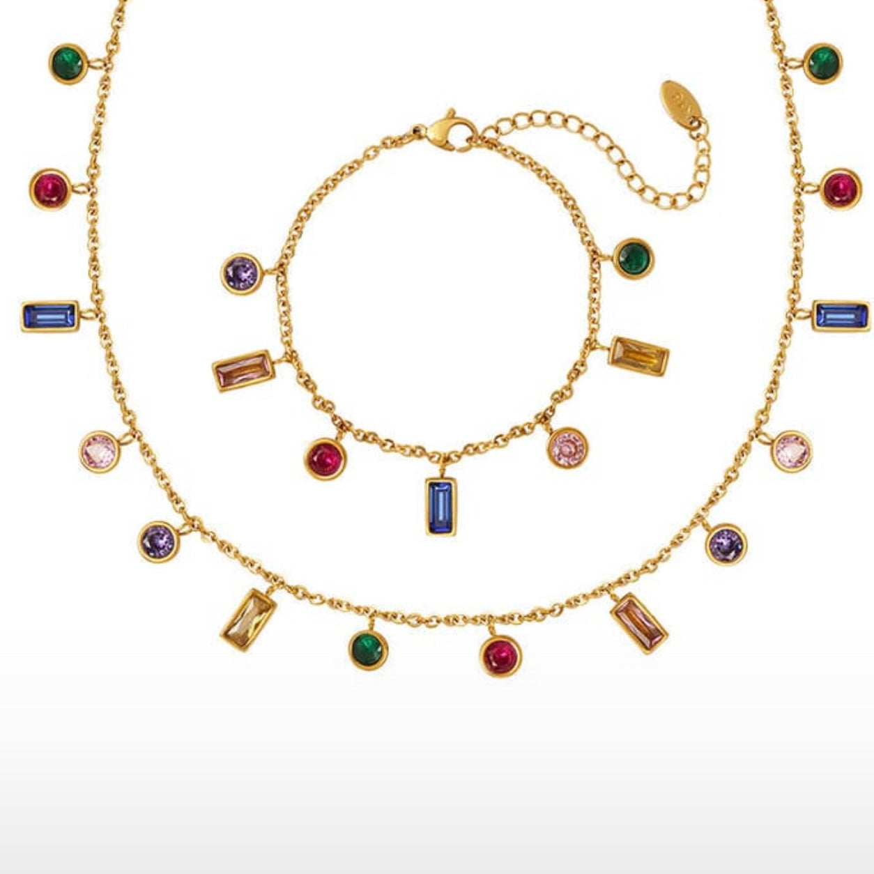 Zircon Charm Necklace
