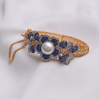 3D Floral Sapphire