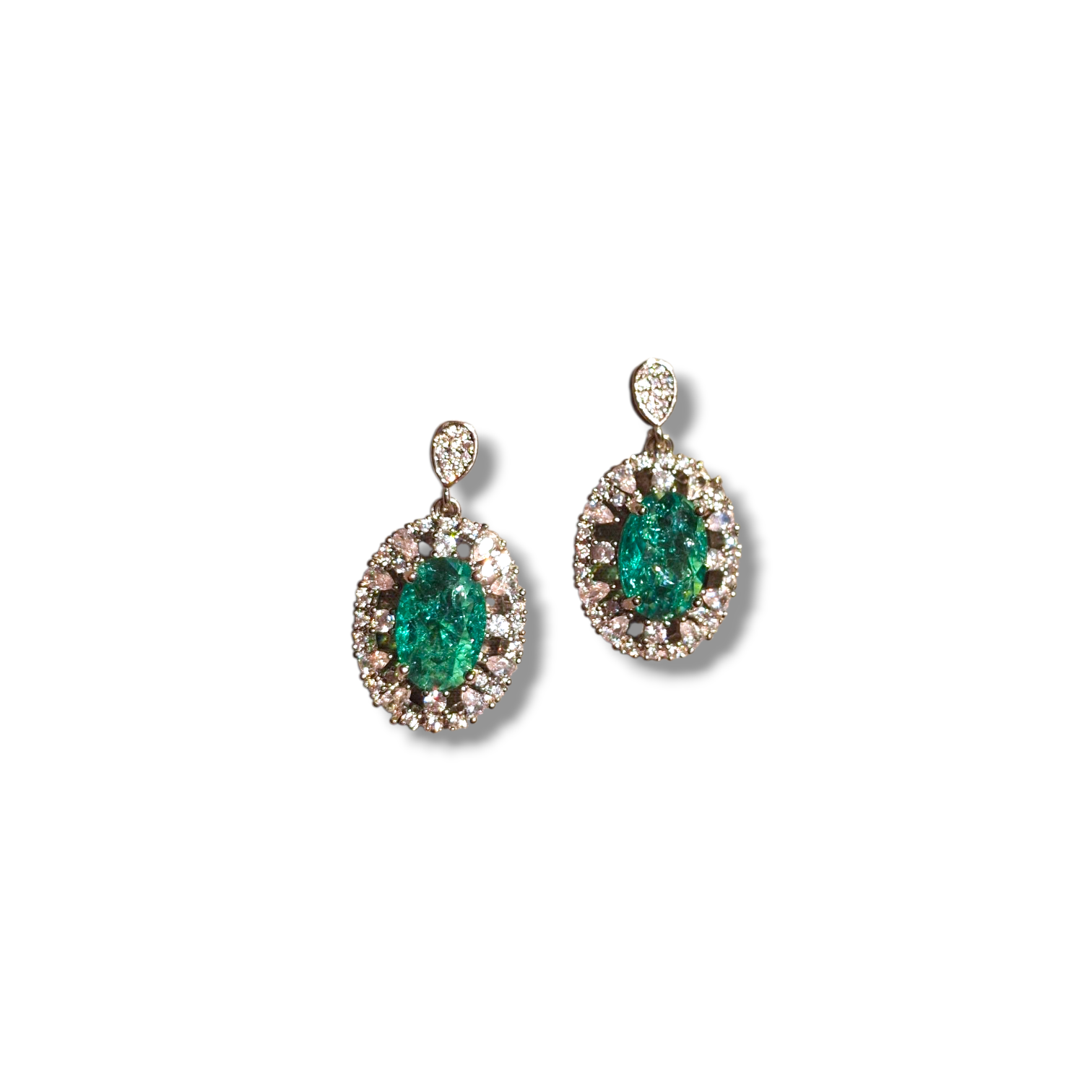 Emerald Zircon Drop