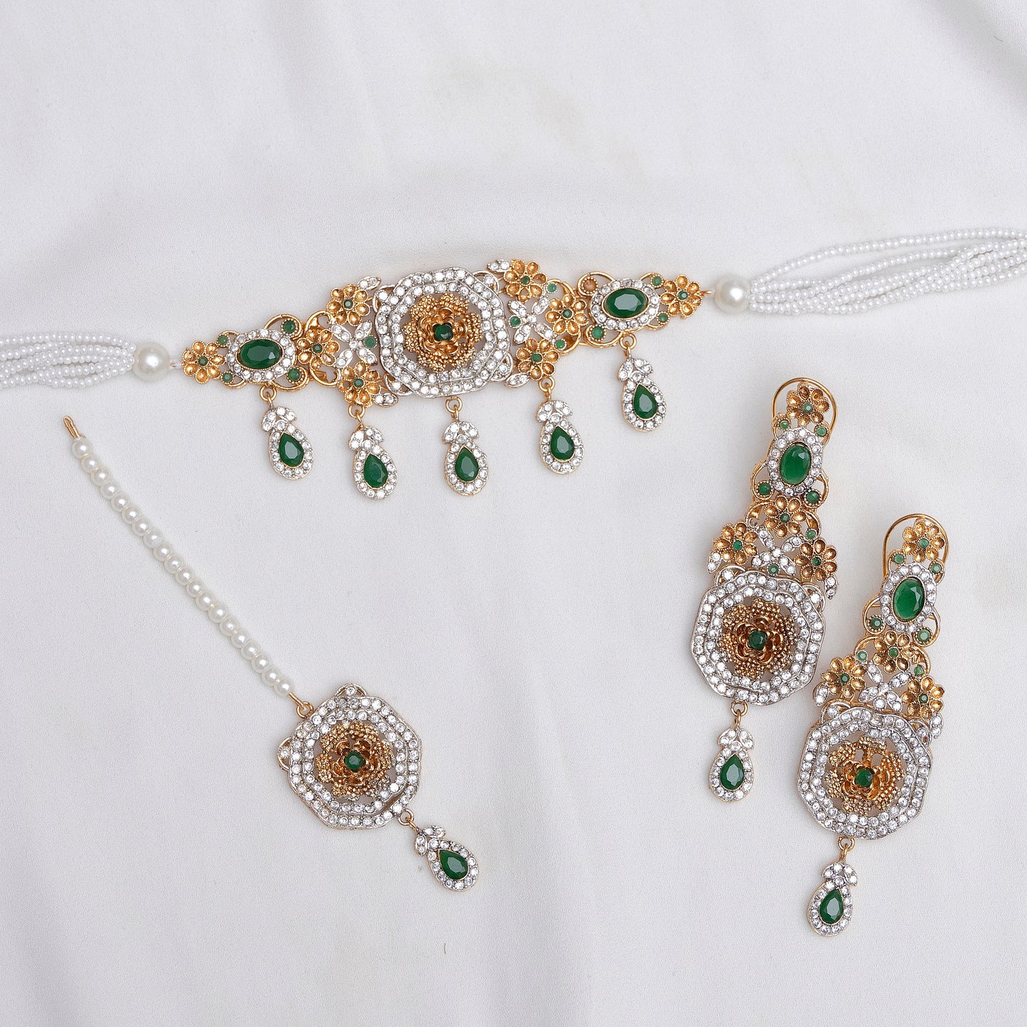 Emerald Choker Set