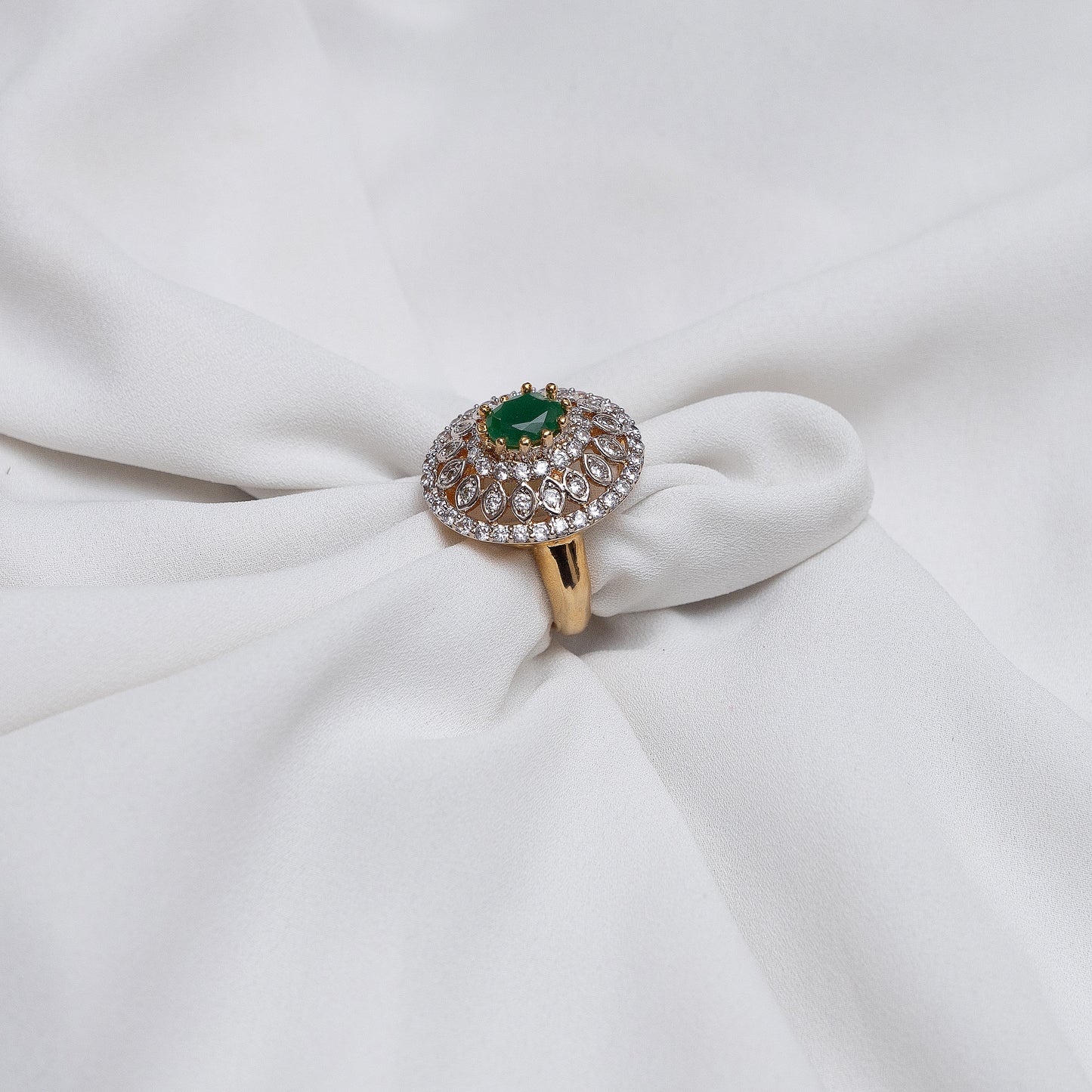 Petal Zircon Ring